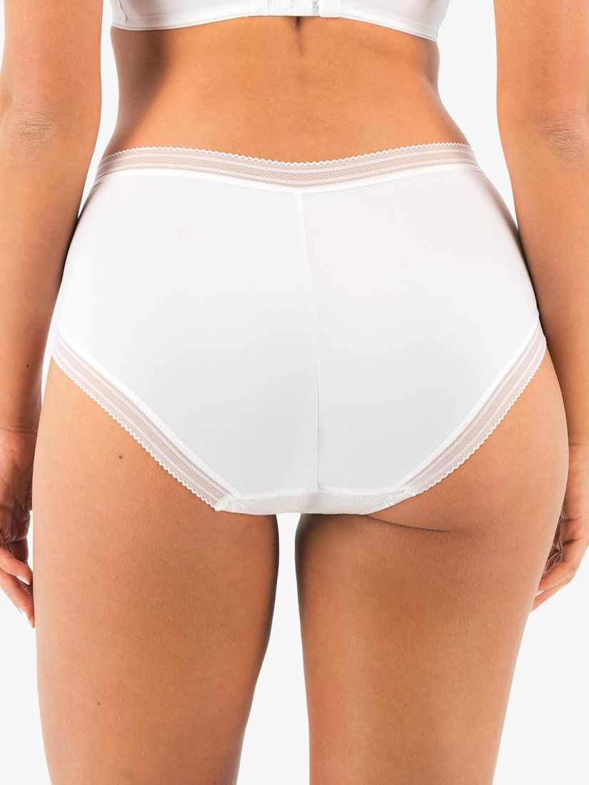 Fantasie Fusion Lace Briefs, White at John Lewis & Partners