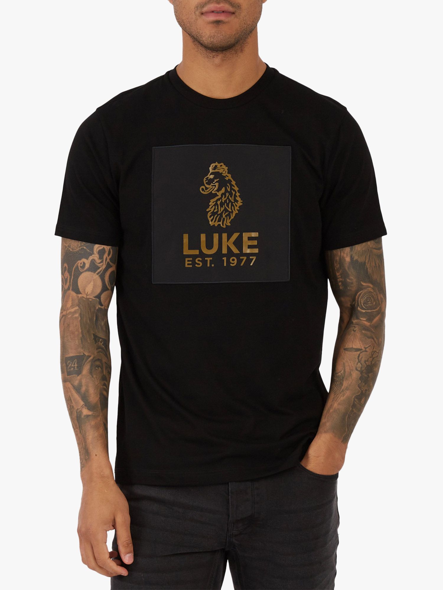 Buy LUKE 1977 Cambodia Logo T-Shirt Online at johnlewis.com
