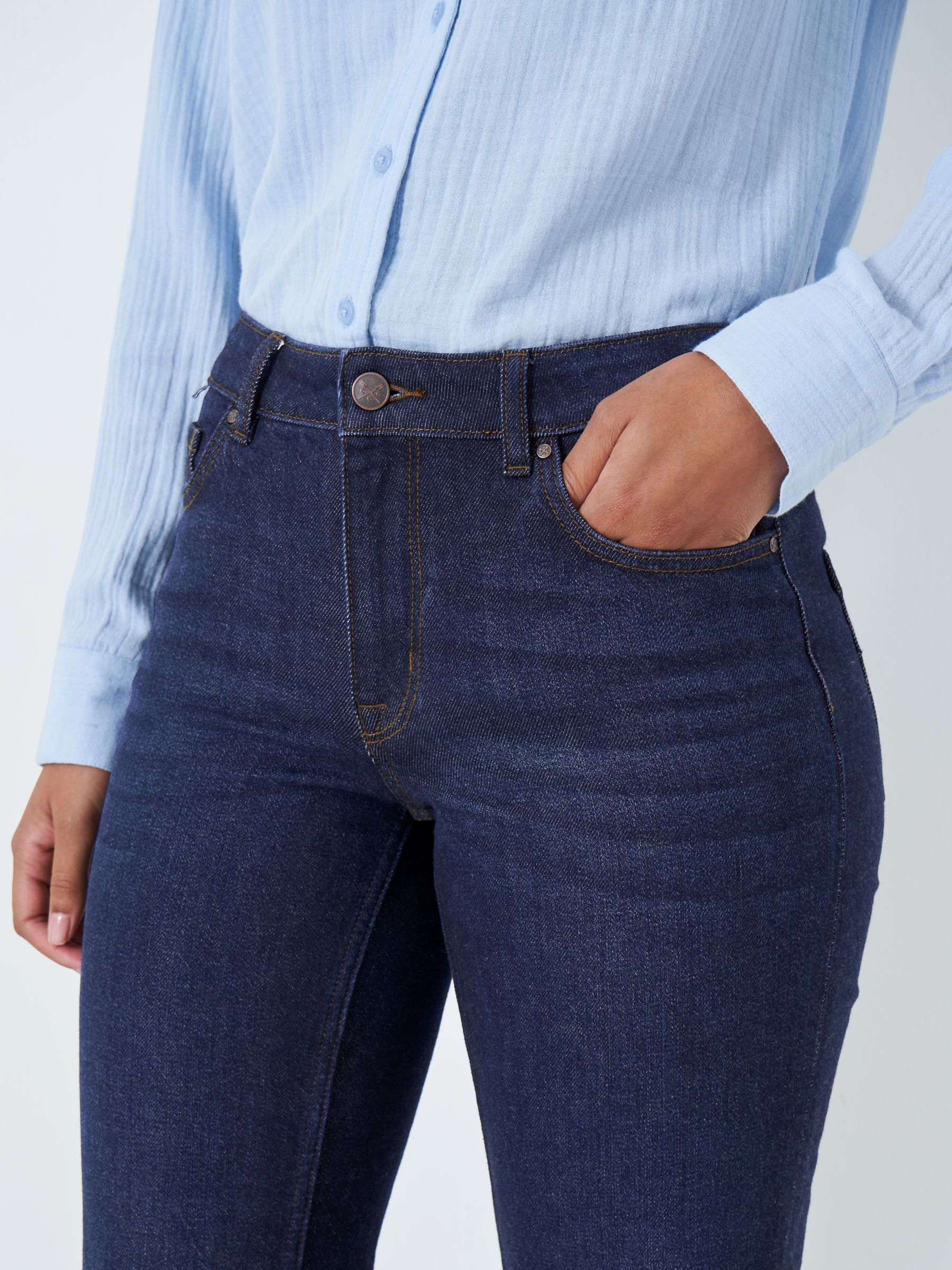 Buy Crew Clothing High Waisted Girlfriend Jeans Online at johnlewis.com