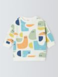 John Lewis ANYDAY Baby Shapes Sweatshirt, Multi, Multi