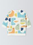 John Lewis ANYDAY Baby Shapes Sweatshirt, Multi, Multi