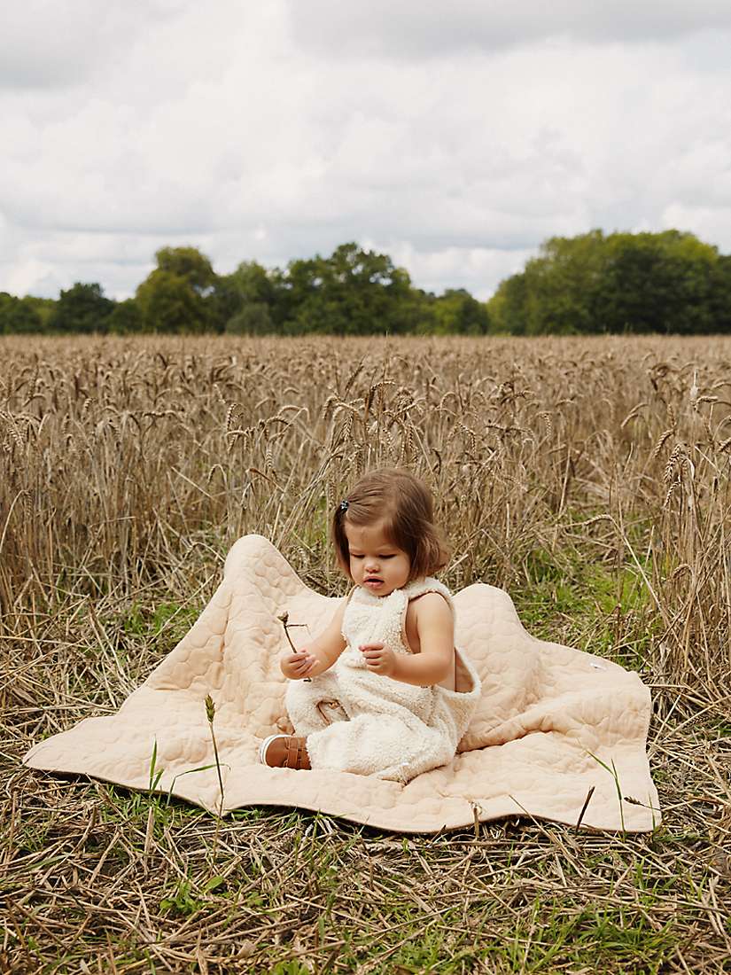 Buy The Little Tailor Baby Soft & Comfy Sherpa Fleece Dungarees Online at johnlewis.com