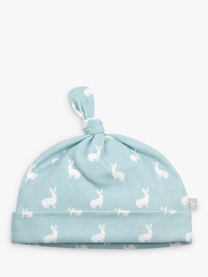 Buy The Little Tailor Baby Hare & Rocking Horse Print Luxury 4 Piece Gift Set, Blue/White Online at johnlewis.com