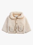 The Little Tailor Baby Sherpa Fleece & Quilted Reversible Jacket