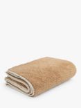 The Little Tailor Baby Reversible Sherpa Fleece Quilted Baby Blanket, Tan Brown