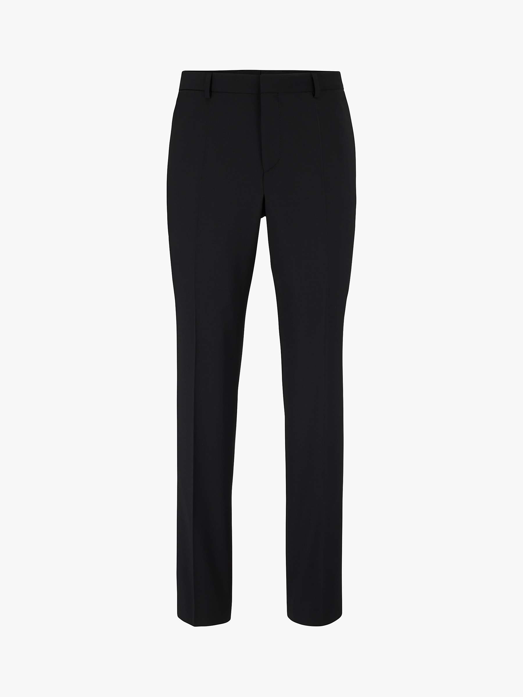Buy HUGO M&M Super-Flex Quality Trousers, Black Online at johnlewis.com