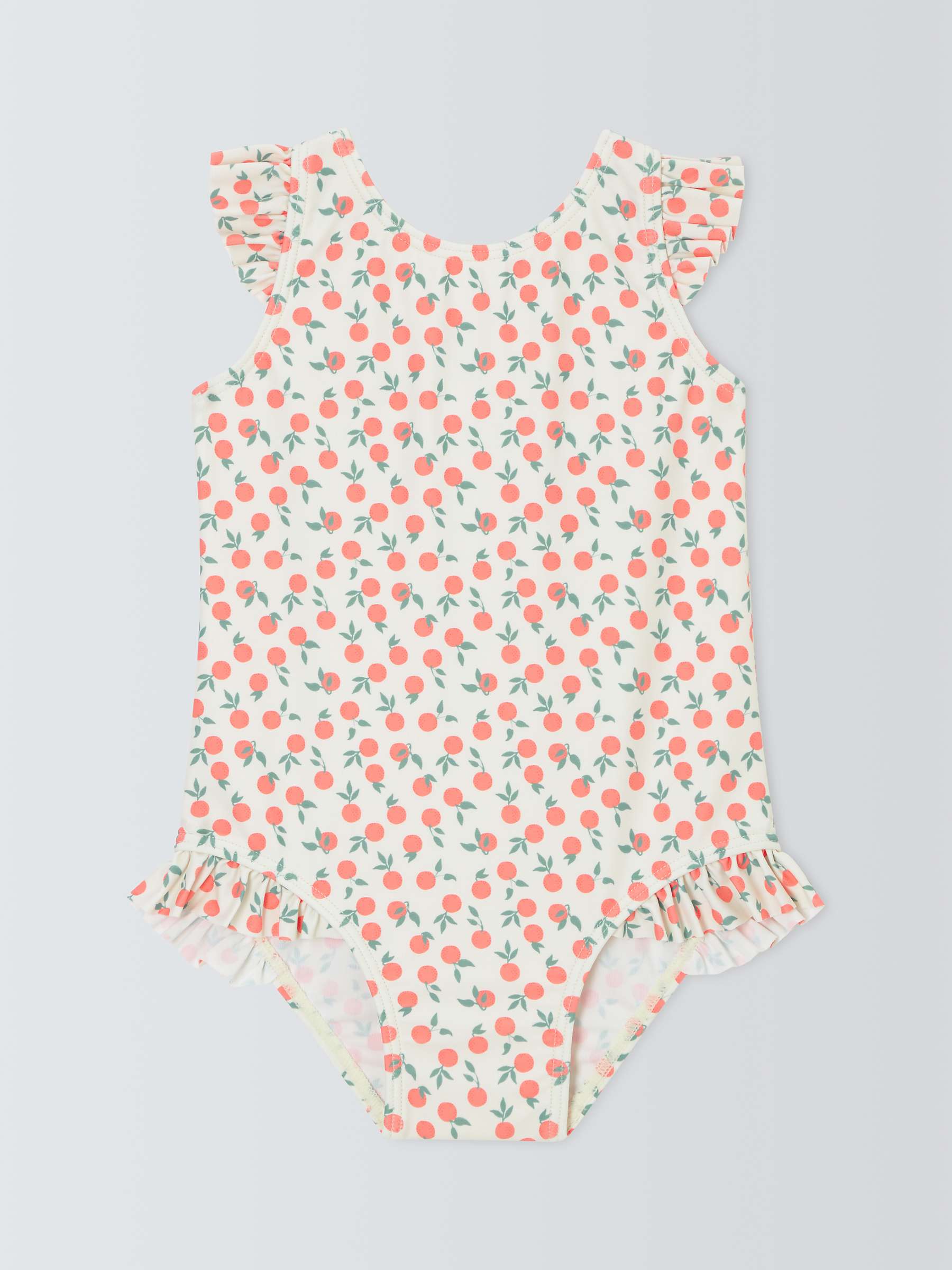 Buy John Lewis Baby Oranges Swimsuit, Off White Online at johnlewis.com