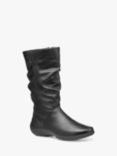 Hotter Derrymore II Wide Fit Mid Calf Leather Boots