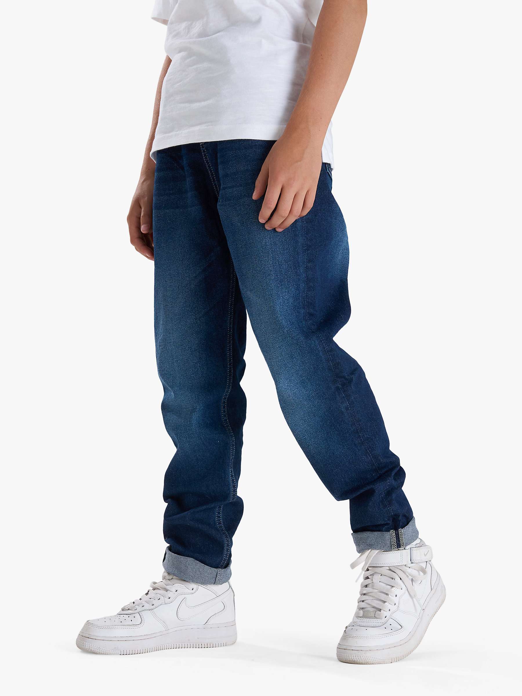 Buy Angel & Rocket Kids' Kyron Jeans, Dark Blue Online at johnlewis.com