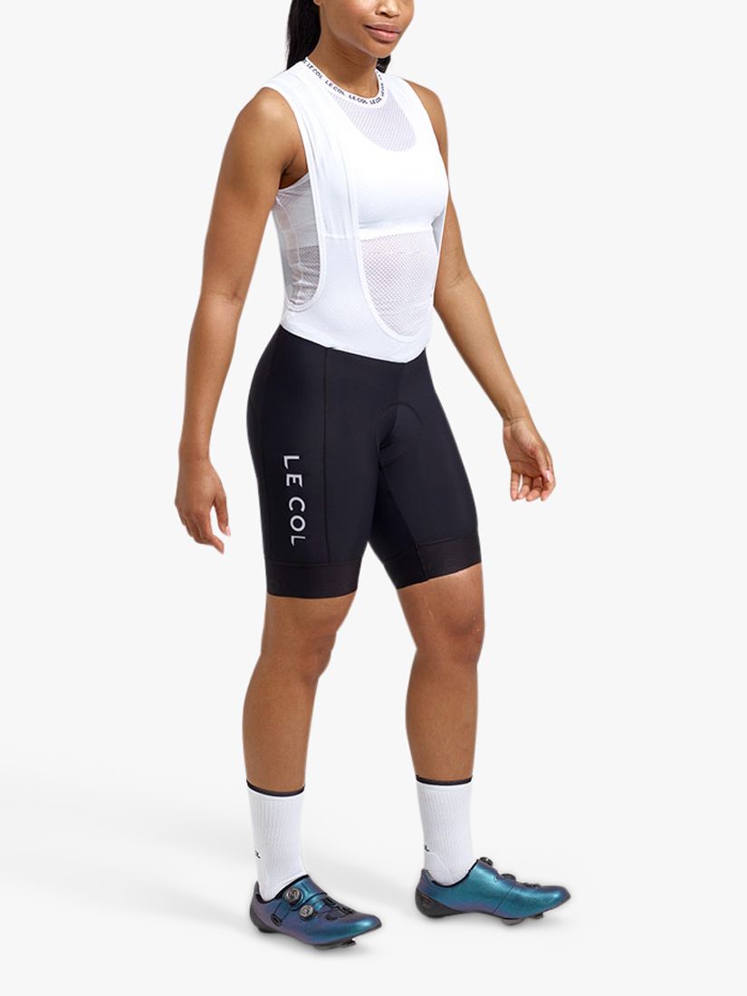 Le Col Pro Bib Cycling Shorts II, Black/White, XS