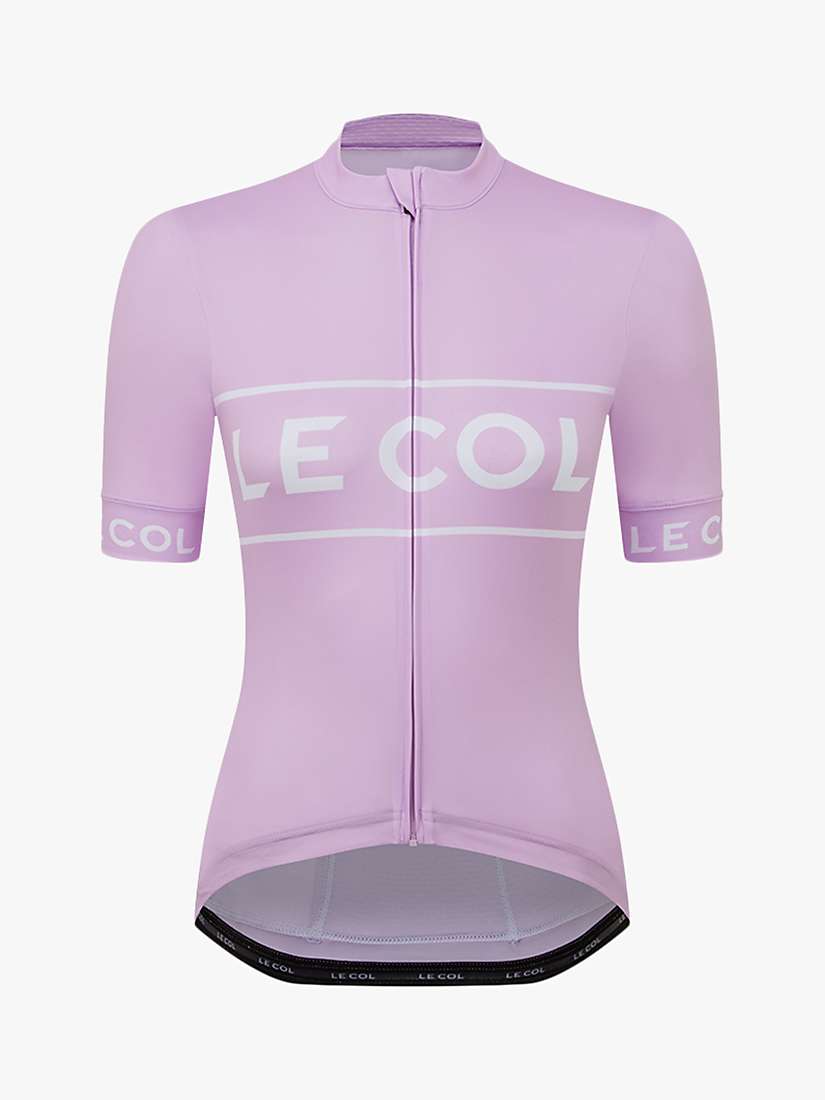 Buy Le Col Sport Logo Jersey Cycling Top, Lilac Online at johnlewis.com