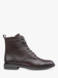 Hotter Surrey Wide Fit Leather Lace-Up Biker Boots