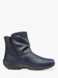 Hotter Whisper Slouch Ankle Boots, Navy