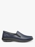 Hotter Glove II Leather Slip-On Shoes, Navy