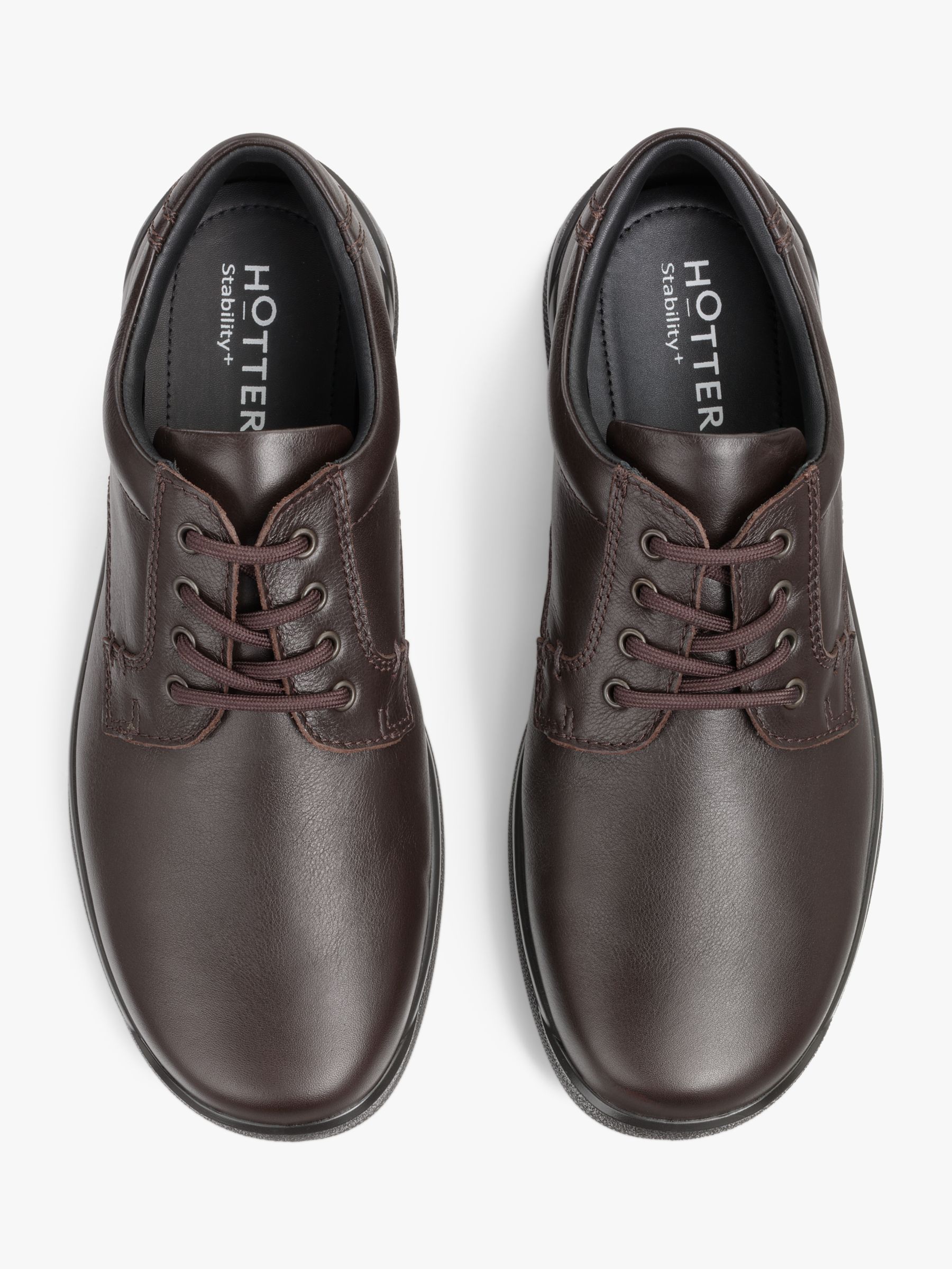Buy Hotter Burton II Classic Leather Lace-Up Derby Shoes Online at johnlewis.com