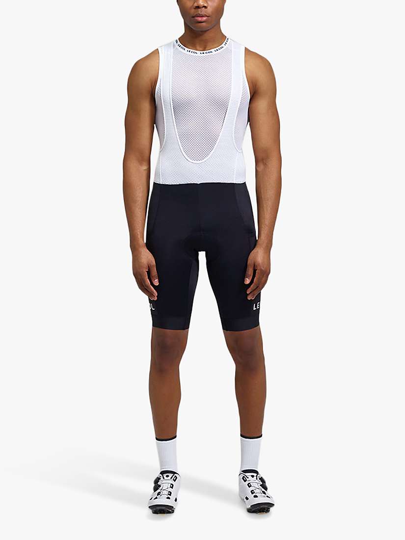 Buy Le Col Sport Cargo Bib Cycling Shorts, Black/White Online at johnlewis.com