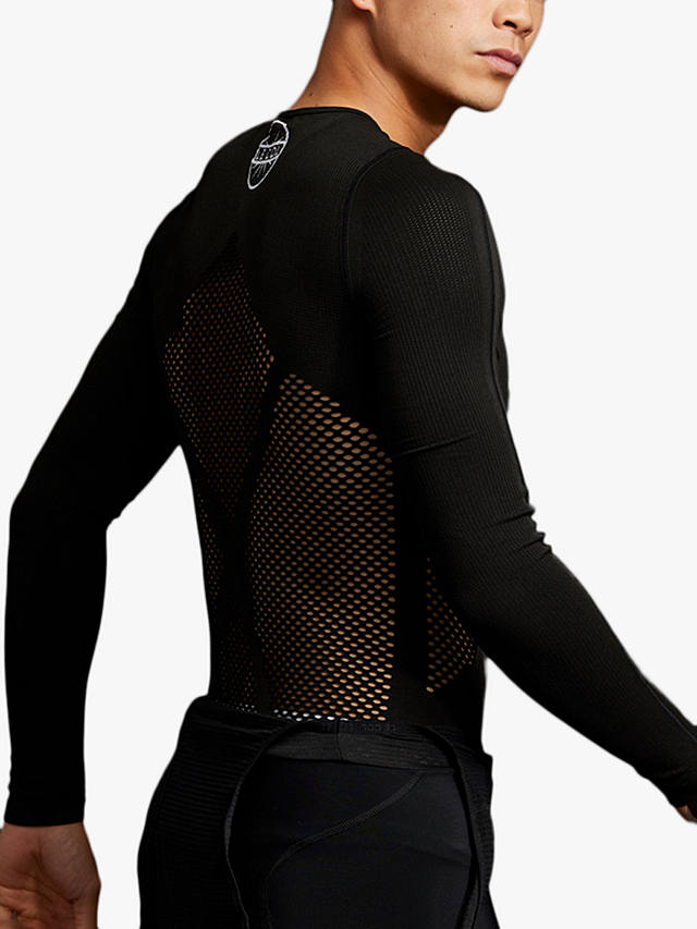 Le Col Unisex Pro Mesh Long Sleeve Base Layer Cycling Top, Black