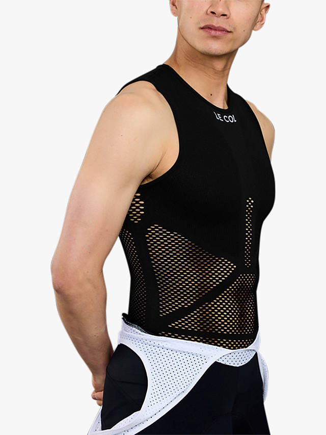 Le Col Unisex Pro Mesh Sleeveless Base Layer Cycling Top, Black