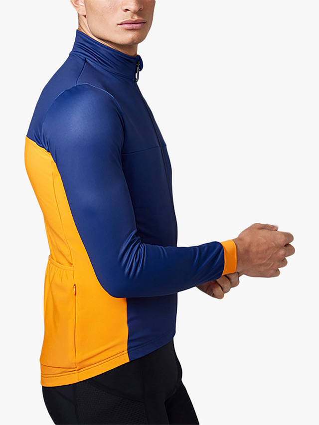 Le Col II Sports Jacket, Navy/Saffron