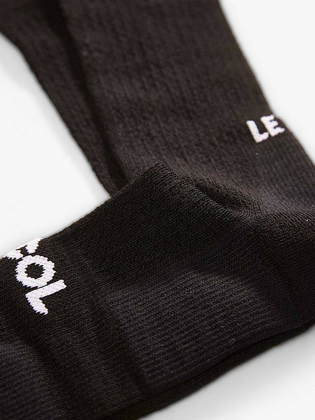 Le Col T-Wool Cycling Socks, Black/White