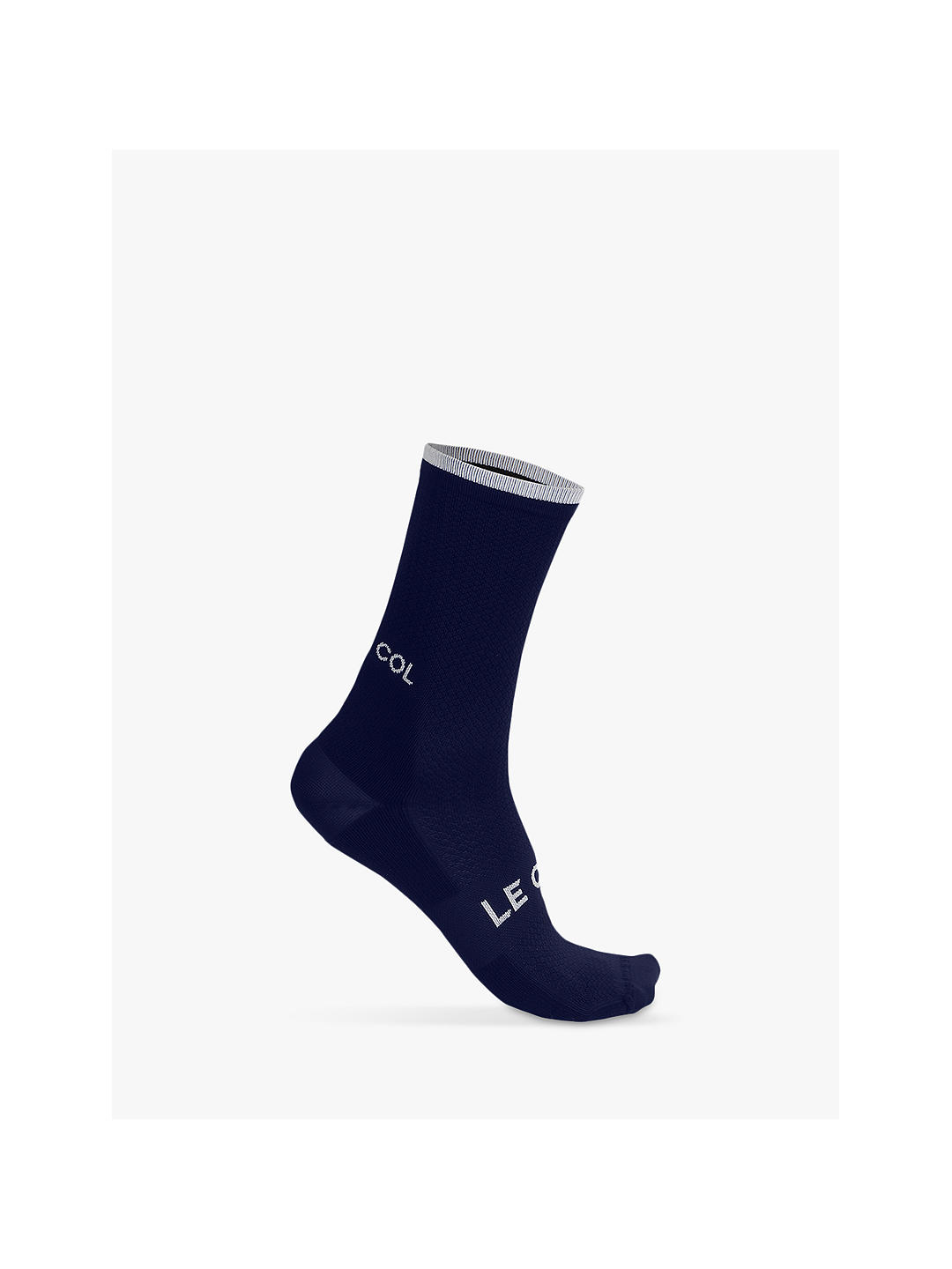 Le Col Cycling Socks, Navy/White