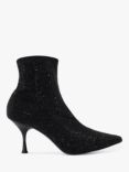 Dune Onslowe Pointed Embellished Ankle Boots, Black