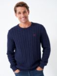 Crew Clothing Oarsman Organic Cable Crew Jumper