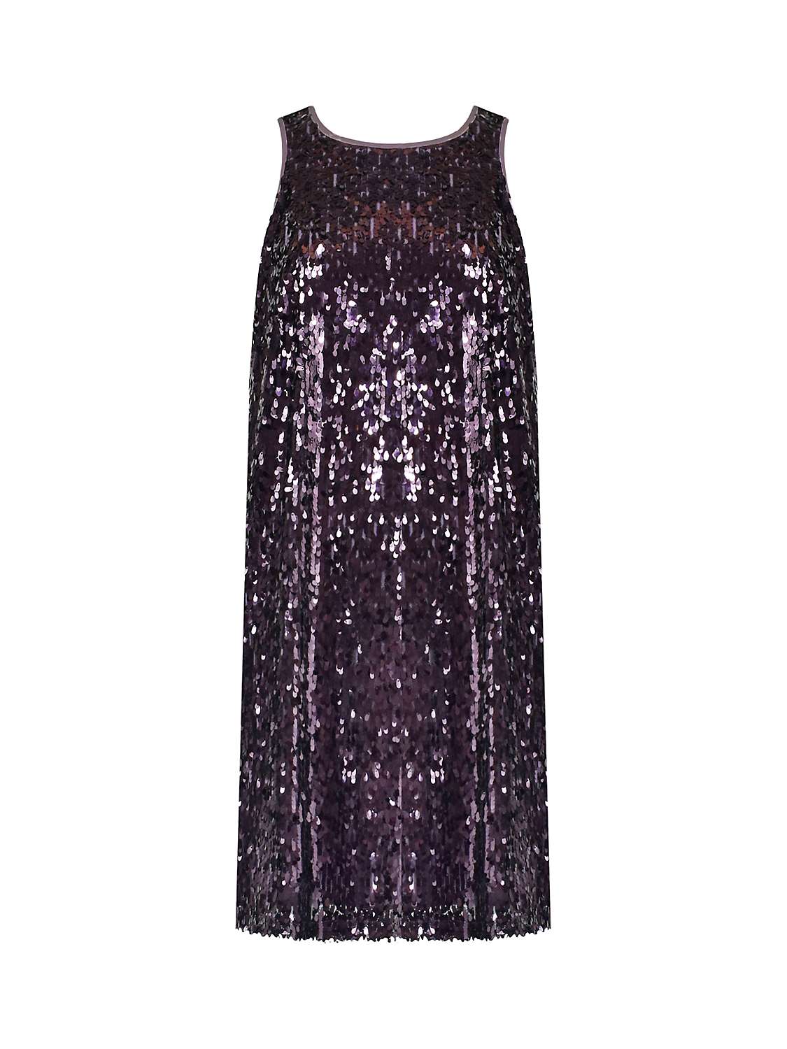 Buy Ro&Zo Sequin Mini Dress, Purple Online at johnlewis.com