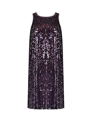 Ro&Zo Sequin Mini Dress, Purple