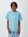 John Lewis Kids' Ocean Back Graphic T-Shirt, Blue