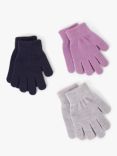 Angels by Accessorize Kids' Gloves, Pack of 3, Purple/Multi