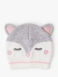 Angels by Accessorize Kids' Snow Fox Beanie Hat. Grey/Multi