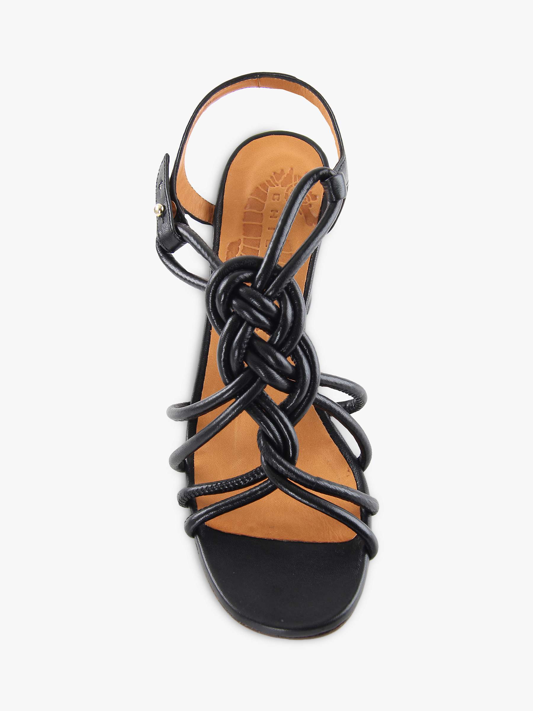 Buy Chie Mihara Bane Heel Sandals, Black Online at johnlewis.com