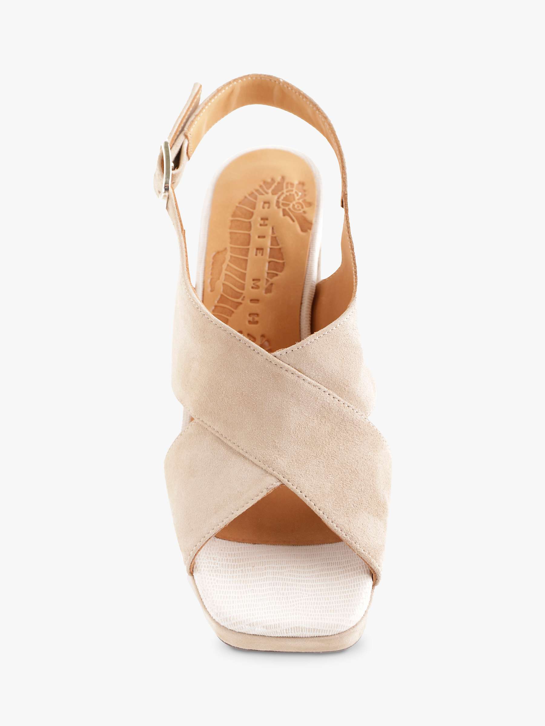 Buy Chie Mihara Gesto Leather Sandals, Antetoast/Jeeplake Online at johnlewis.com