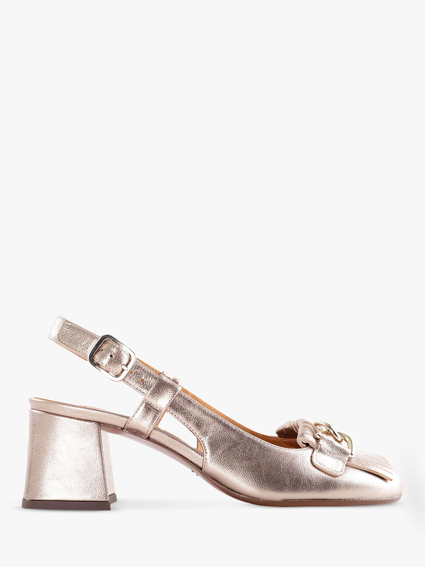 Buy Chie Mihara Mokumoku Leather Shoes, Iron Online at johnlewis.com