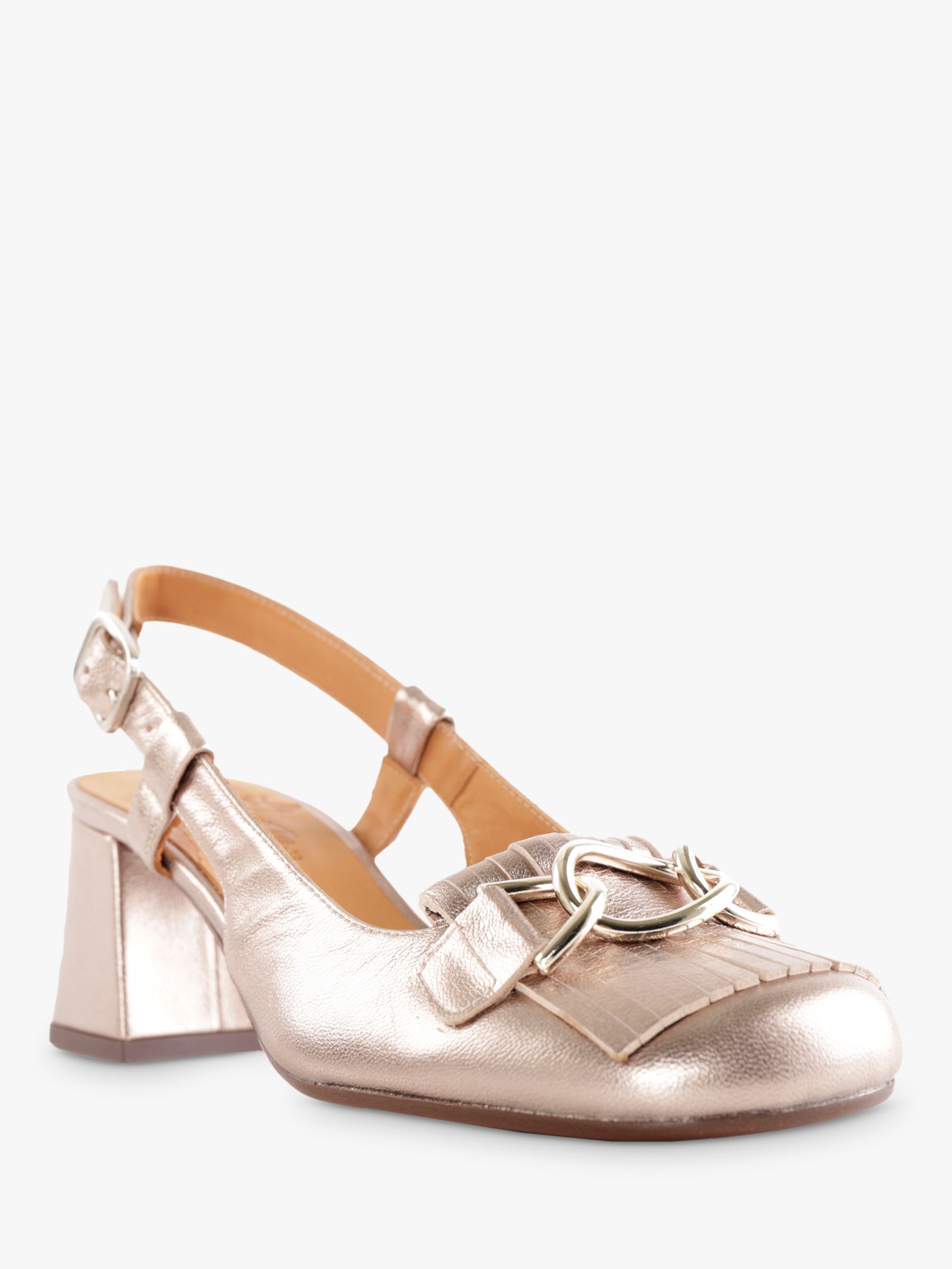 Chie Mihara Mokumoku Leather Shoes Iron at John Lewis Partners