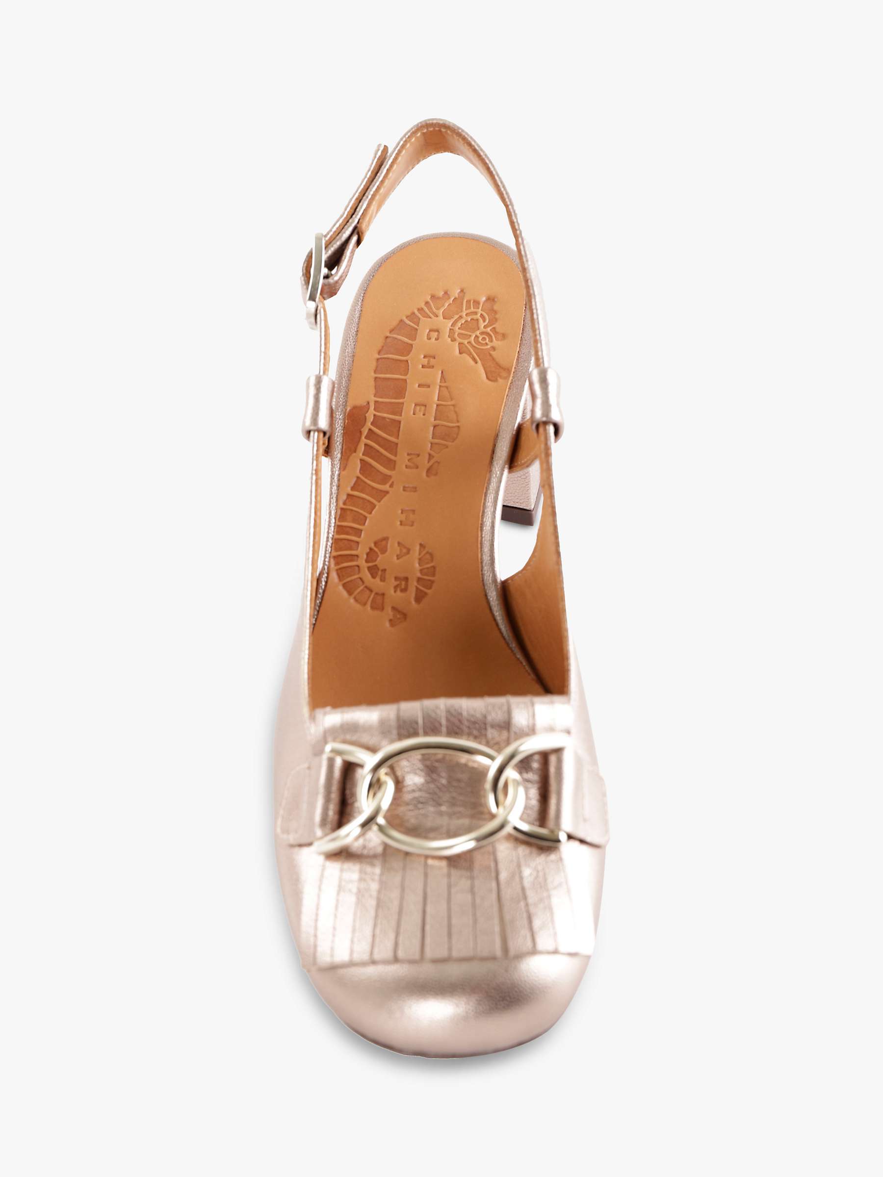 Buy Chie Mihara Mokumoku Leather Shoes, Iron Online at johnlewis.com