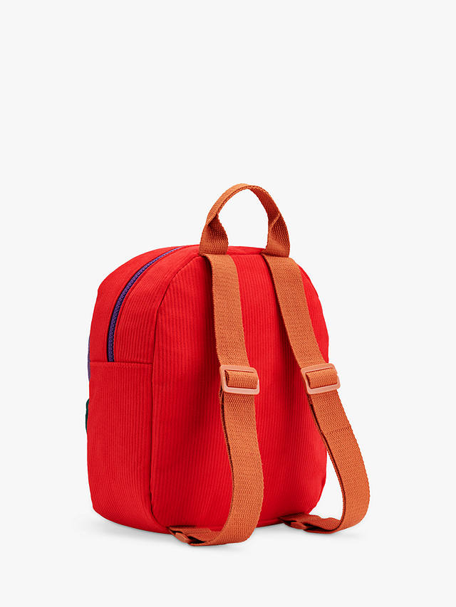 Small Stuff Kids' Initial Colour Block Backpack, Multi, L
