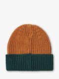 Small Stuff Kids' Initial Knitted Beanie Hat, Beige, C