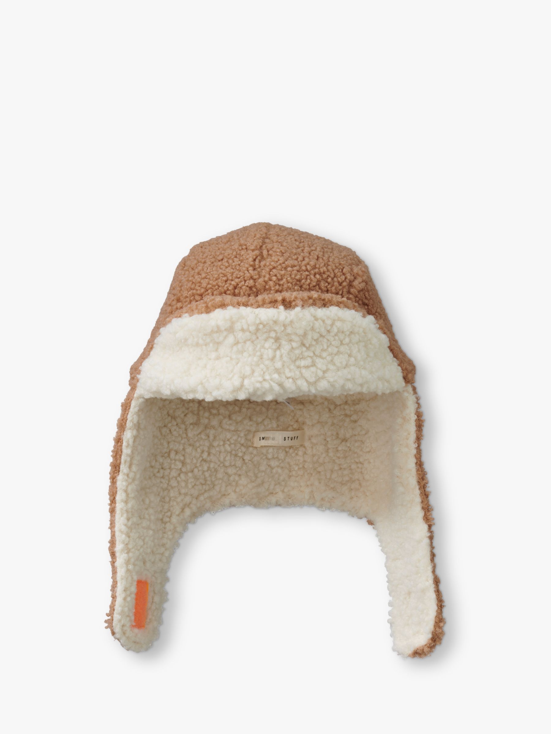 Buy Small Stuff Kids' Borg Deerstalker Hat, Natural/Beige Online at johnlewis.com