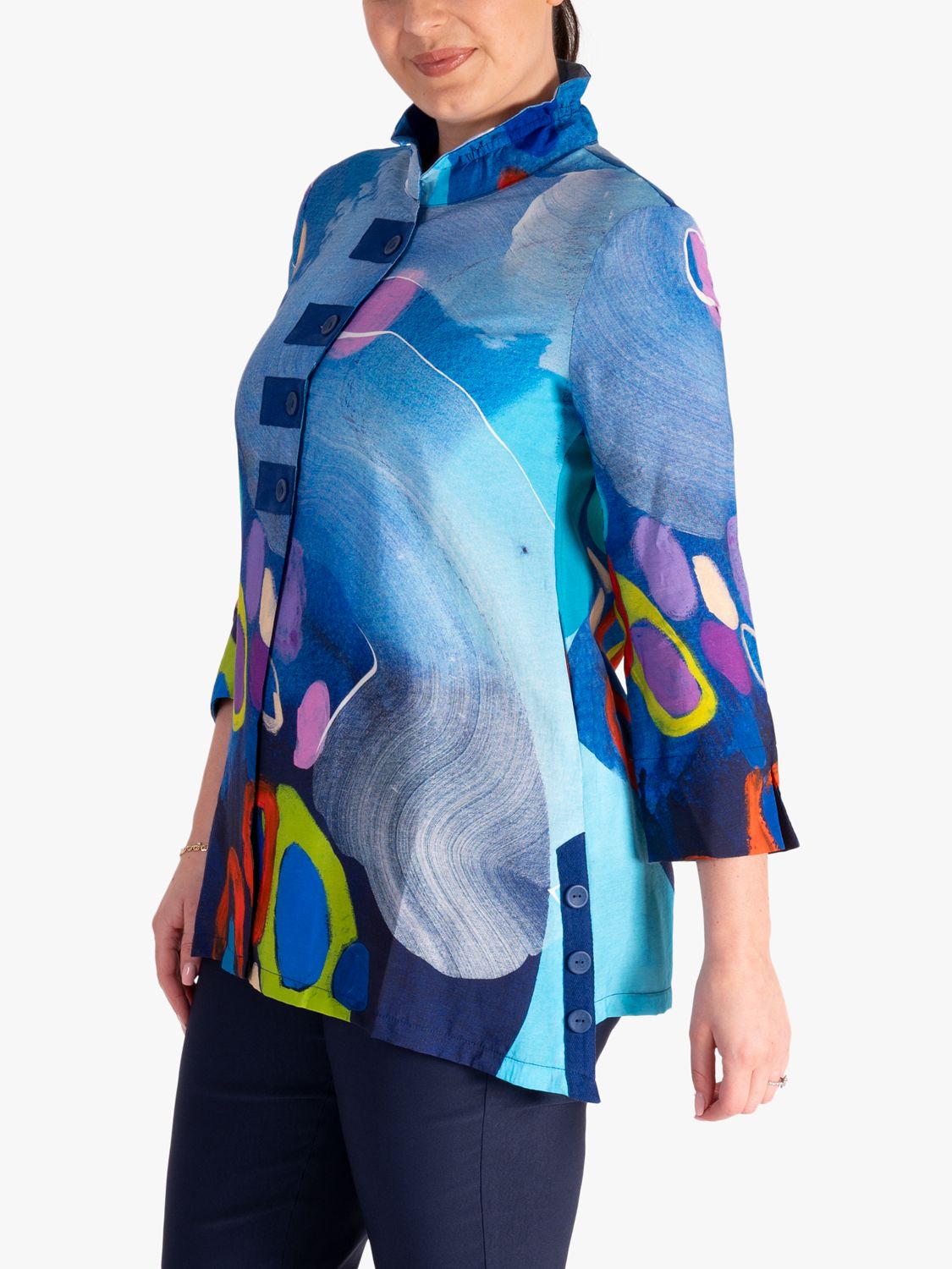 Buy chesca Circles Shirt, Blue/Multi Online at johnlewis.com