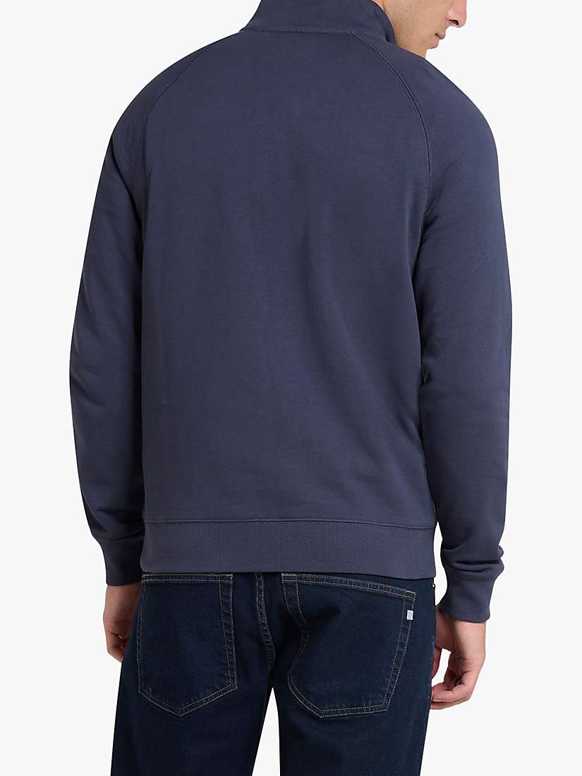 Buy Farah Jim 1/4 Zip Slim Fit Organic Cotton Sweatshirt Online at johnlewis.com