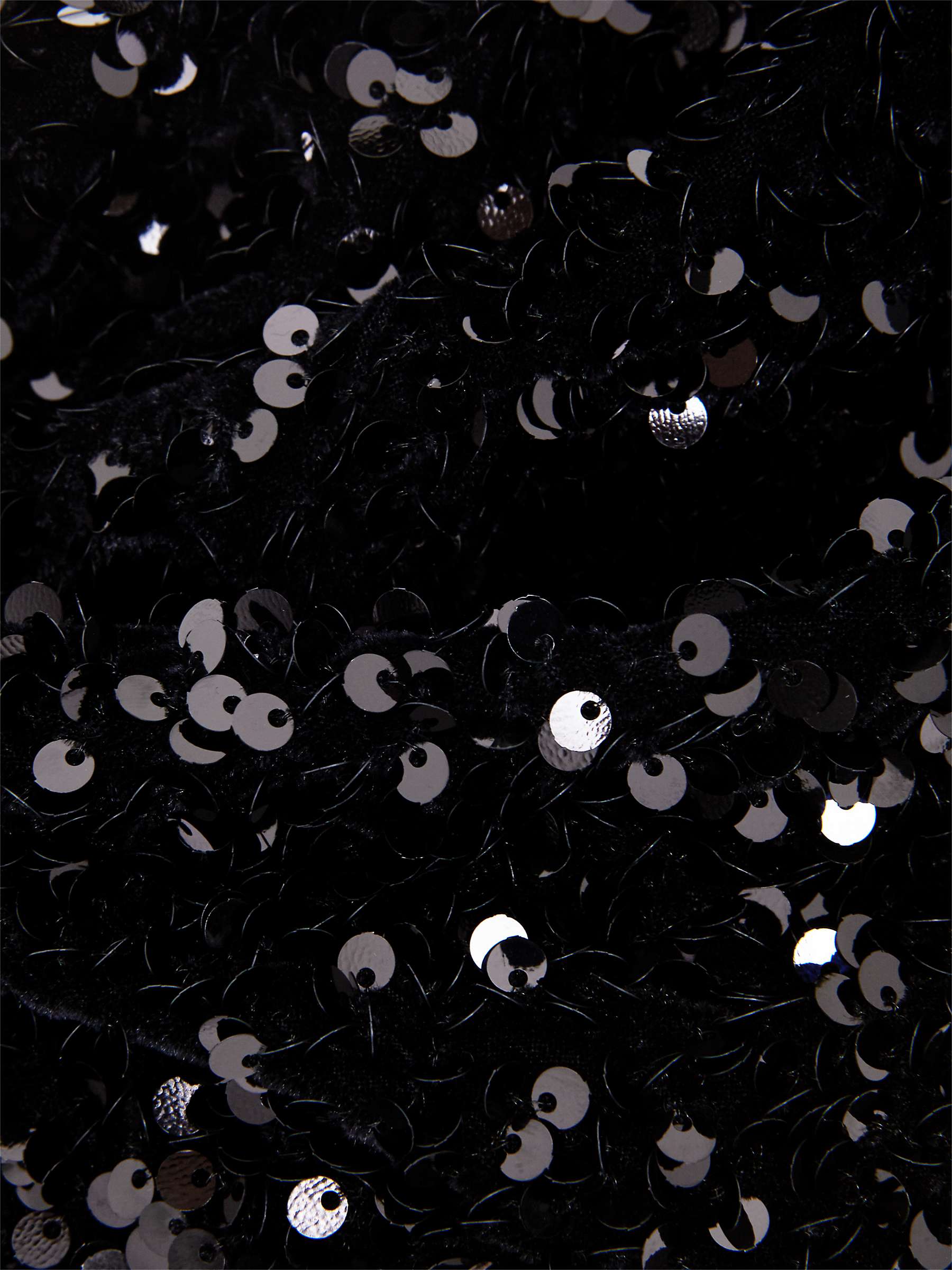 Buy Hobbs Sawyer Sequin Embellished Dress, Black Online at johnlewis.com