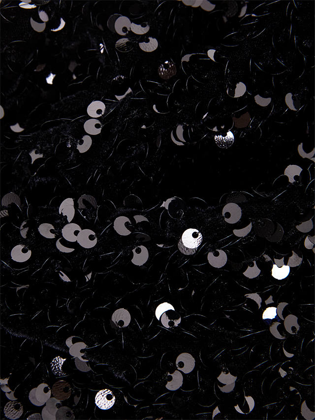 Hobbs Sawyer Sequin Embellished Dress, Black