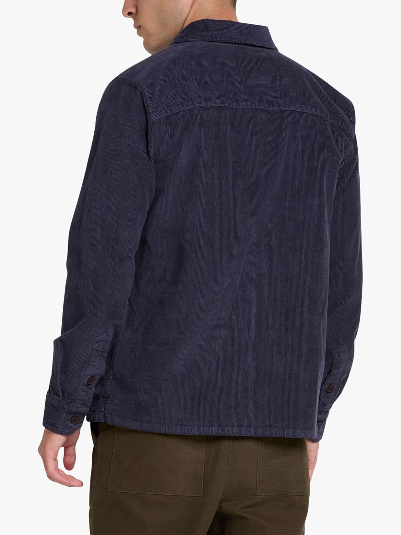 Buy Farah Kitner Corduroy Long Sleeve Shirt, Liquorice Blue Online at johnlewis.com