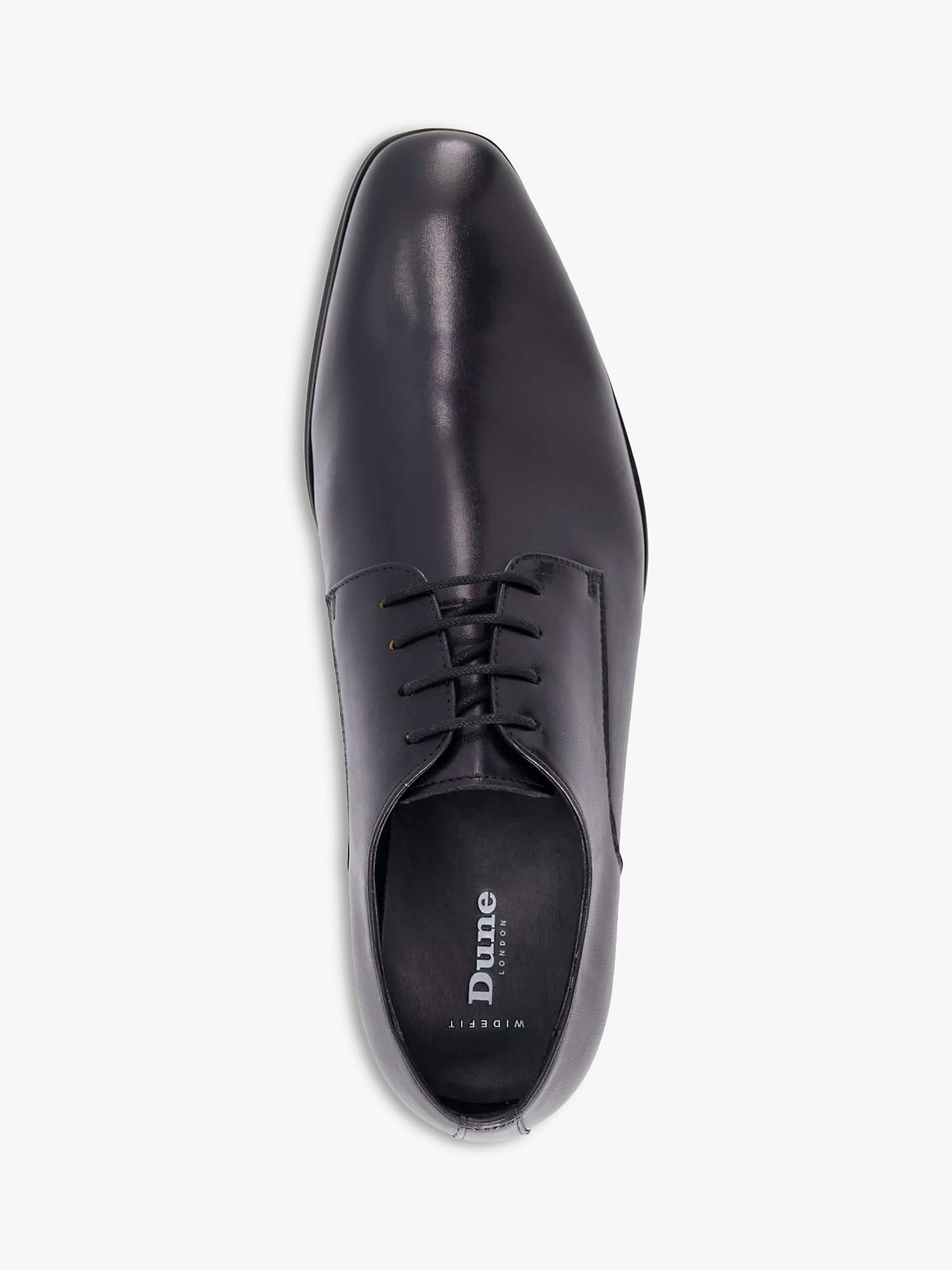 Buy Dune Wide Fit Satchel Leather Oxford Shoes, Black Online at johnlewis.com