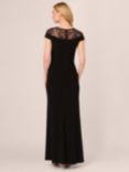Adrianna Papell Papell Studio Beaded Jersey Gown, Black