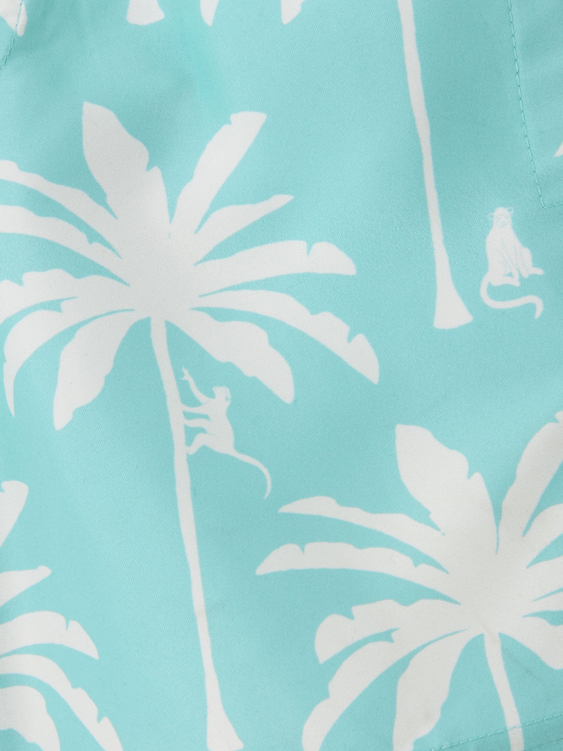 Buy John Lewis Kids' Family Palm Tree Swim Shorts, Green Online at johnlewis.com