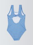 John Lewis Kids' Stripe Pineapple Swimsuit, Blue
