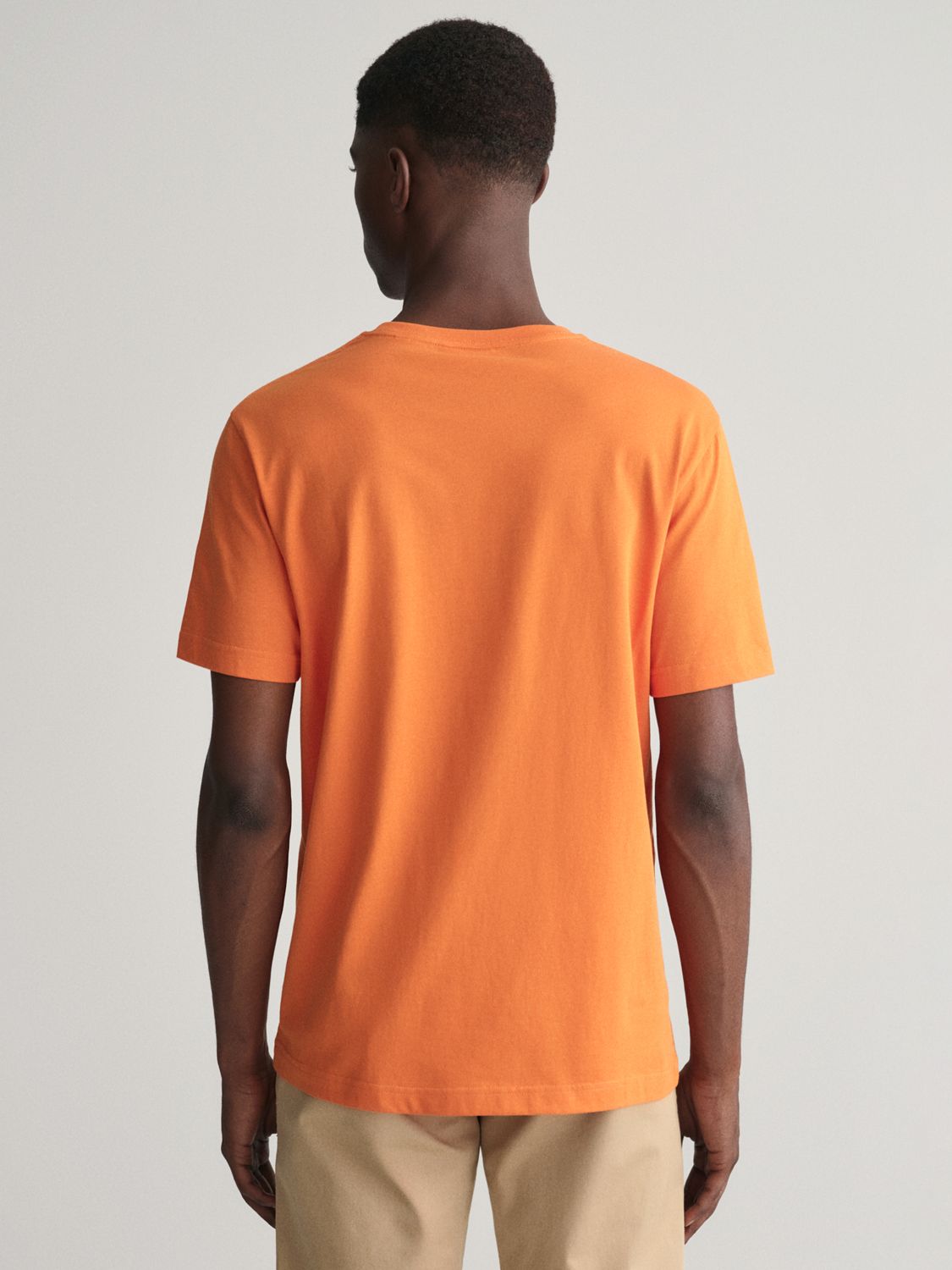 GANT Regular Shield Short Sleeve T-Shirt, Pumpkin Orange, XL